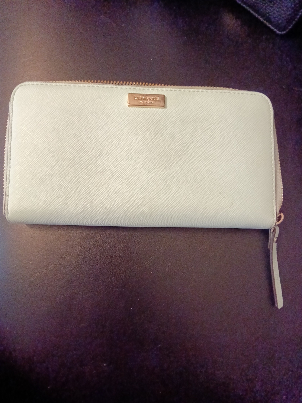 Kate Spade New York Lane Neda L. Blue Zip-Around Continental Wallet C/O